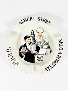 Porcelánový popelník - Albert Stern