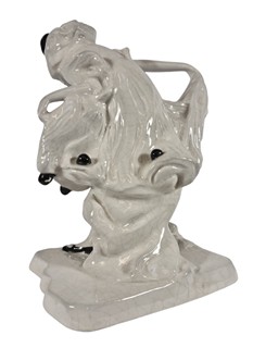 Emanuel Kodet (1880 - 1954) - Porcelánová socha - kolombína - Graniton