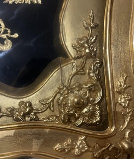 Starožitné rámové hodiny- Biedermeier