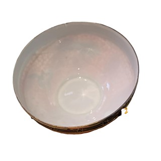 Čínský porcelán- oranžová sada s drakem