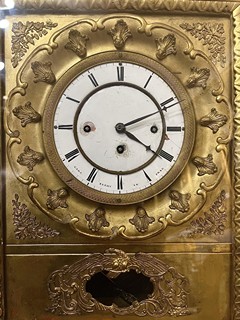 Starožitné rámové hodiny- Biedermeier