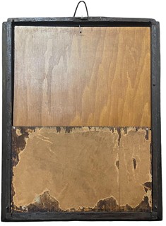 Starožitné rámové hodiny- Biedermeier