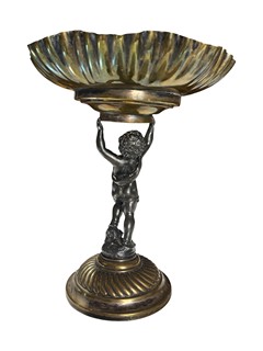 Mosazný figurální nástolec
