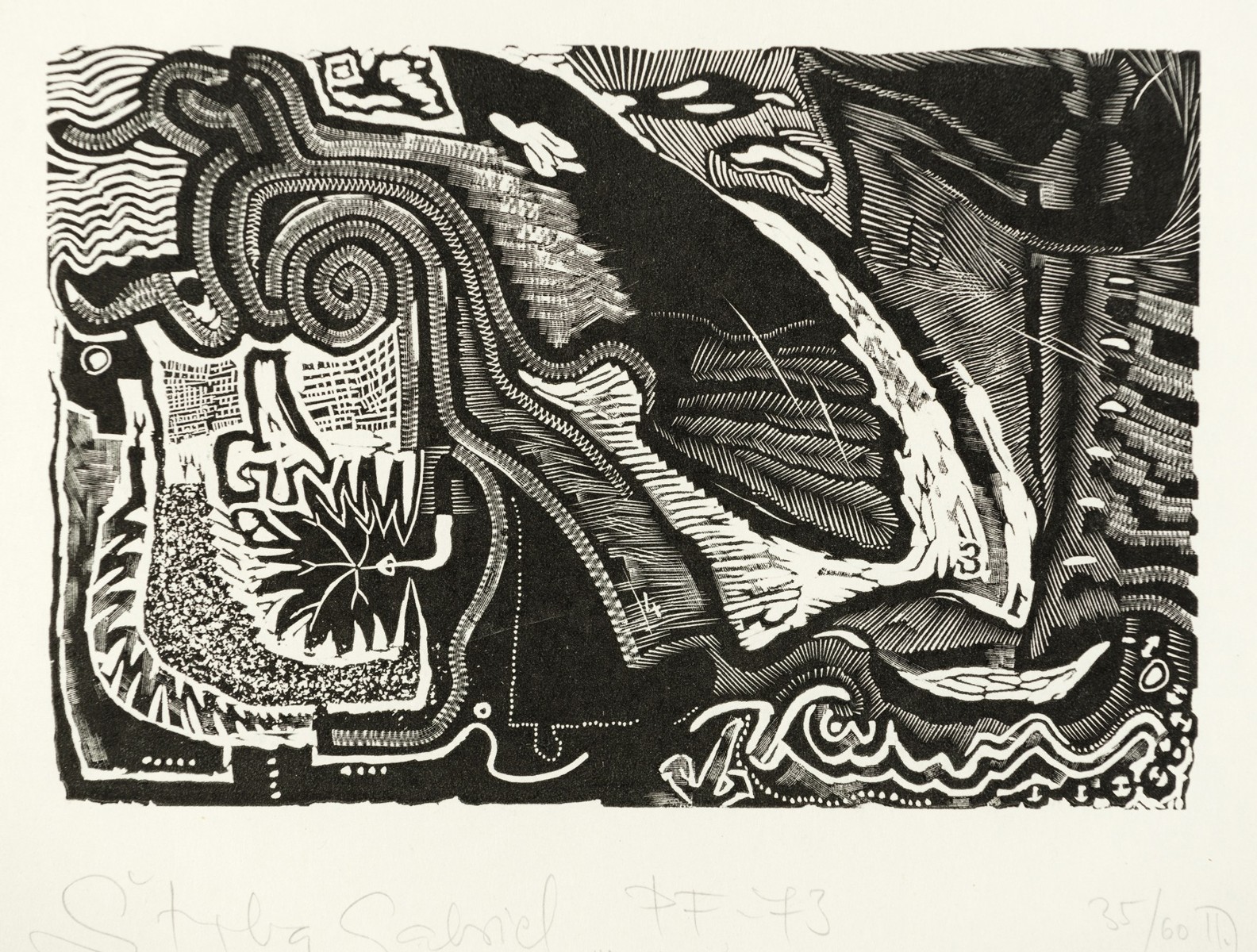 KLUB GRAFIKOV: A. BRUNOVSKÝ, M. CIPÁR, M. URBÁSEK, O. DUBAY, V. GERGEĽOVÁ, E. SEDLÁK, G. ŠTRBA st., J. BALÁŽ