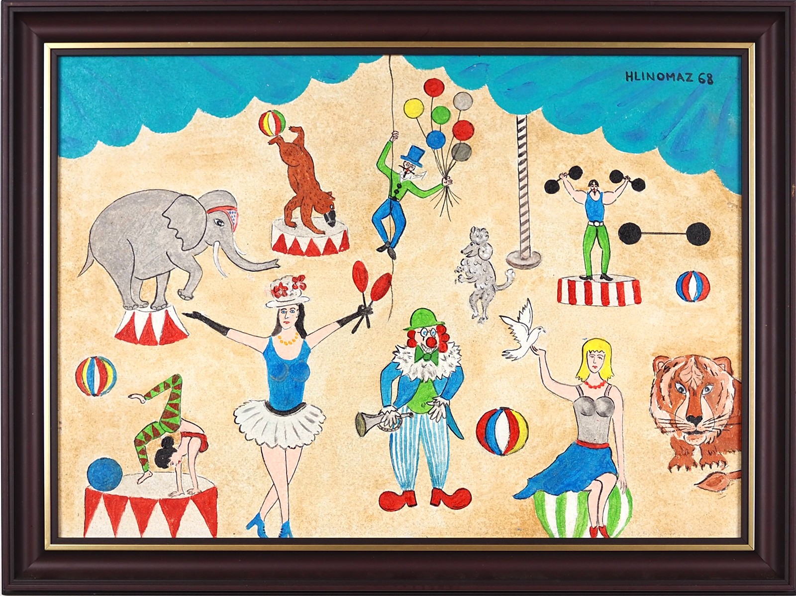 Josef Hlinomaz (1914 - 1978) - Cirkus