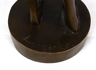 Alexander Porfyrovych Archipenko (1887 – 1964) - Kubistický ženský akt