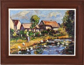 Alois Moravec (1899 - 1987) - Za humny v Bezdědovicích