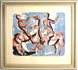Jiří Karmazín (1932 - 2021) - Jezdci na koni