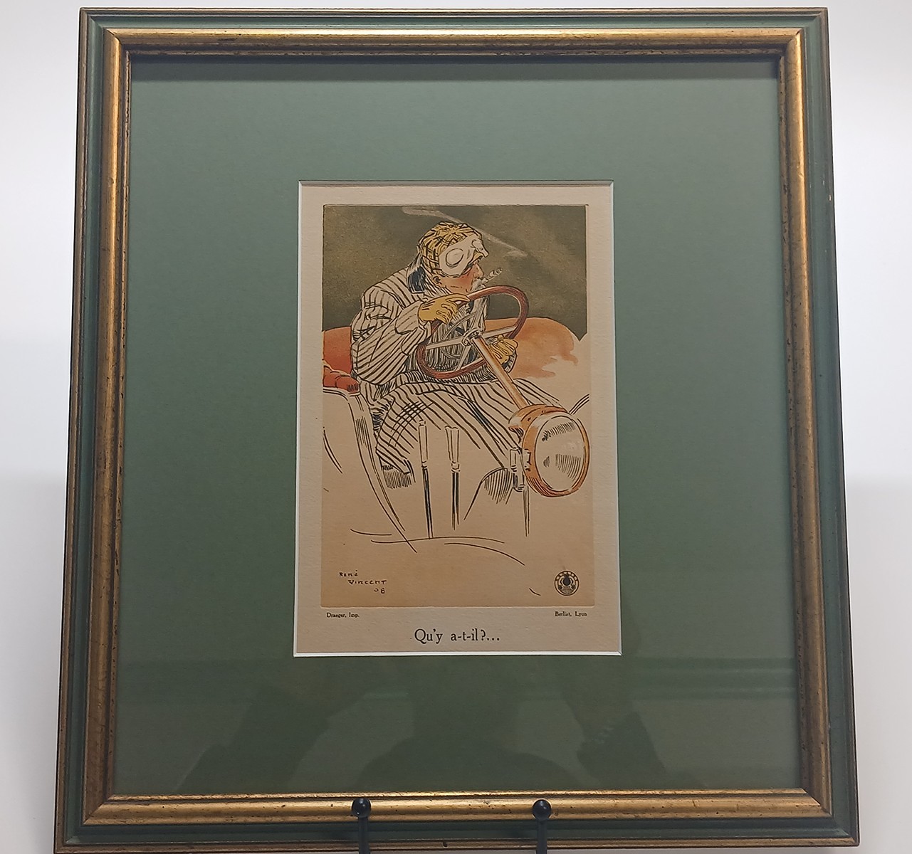 René Vincent (1879–1936) - Francouzská automobilová litografie z počátku 20. st.