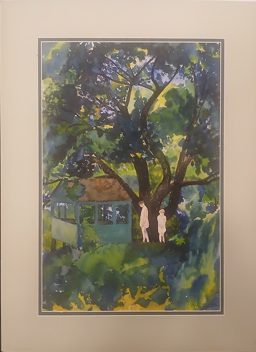 Dorothy Deyrupová – Americký akvarel, kolem roku 1930