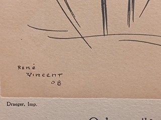 René Vincent (1879–1936) - Francouzská automobilová litografie z počátku 20. st.