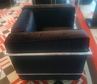PAIR of Italian Mid Circa 1970s Italian CASSINA Style Completely Newly Refurbished Arm Chairs