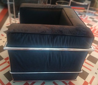PAIR of Italian Mid Circa 1970s Italian CASSINA Style Completely Newly Refurbished Arm Chairs