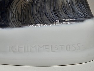Karl Himmelstoss - Porcelánová socha Opice "Heimweh", Rosenthal, 1923