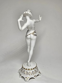 Nádherna porcelánová tanečnice Hutschenreuther Selb z Bavorska, Art Deco 1930 Nemecko