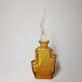 Ingrid Glass - Vzácný art deco skleněný flakon