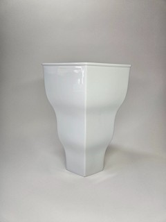 Rosenthal - Elegantní bílá porcelánová váza, Německo, 80. léta 20. st.