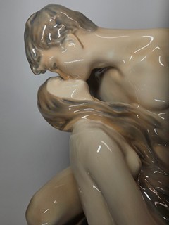 Theodor Lunberg - Royal Copenhagen - velká porcelánová socha z dílny, kolem r. 1937