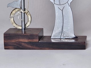 Art Deco predmet sada popisovačů na koktejlové sklenice s nacistickou nemeckou vlajkou kterou navrhl Sudre v Paříži kolem 30. let 20. století.
