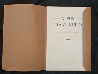 František Kupka (1871 – 1957) F. KUPKA ALBUM, soubor 33ks dobových reprodukcí, cca 1905, kompletní, 43,5 x 30 cm