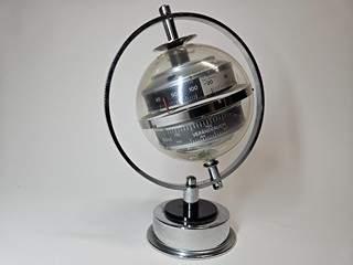 Barometr Sputnik od firmy Huger, 70. léta 20. st., Německo, funkční