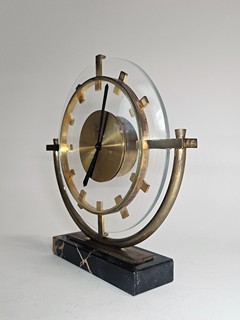 Funkcne francouzské Art Deco hodiny BAYARD s 8denním pracovním časem 30 leta 20 stoleti