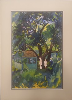Dorothy Deyrupová – Americký akvarel, kolem roku 1930