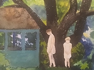 Dorothy Deyrupová – Americký akvarel, kolem roku 1930
