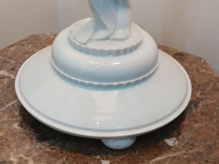 Gerhard Schliepstein (1886 - 1963) - Art deco figurální porcelánová stolní lampa, Rosenthal