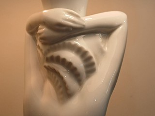 Gerhard Schliepstein (1886 - 1963) - Art deco figurální porcelánová stolní lampa, Rosenthal