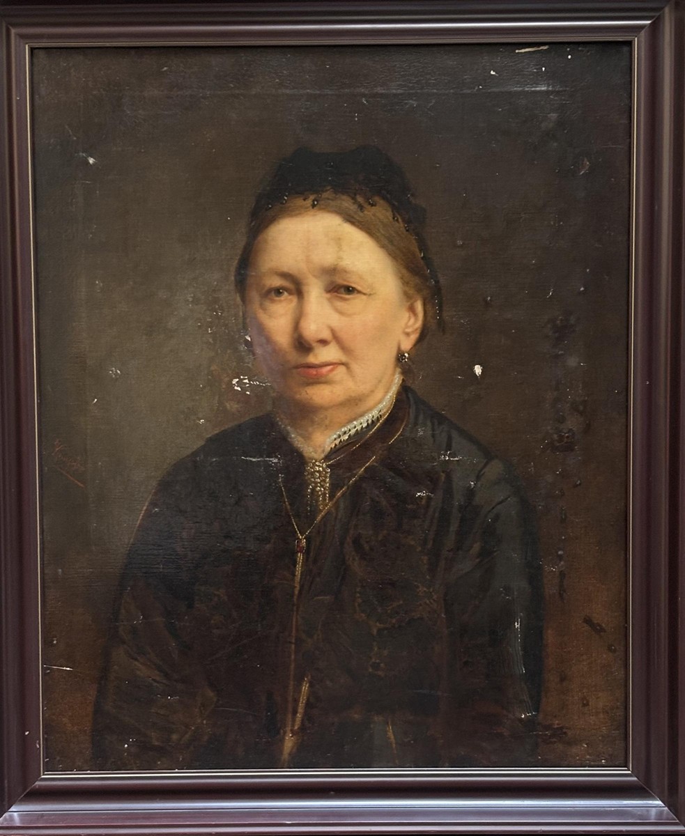 Portrét staré ženy roku 1889