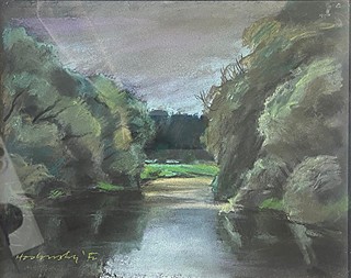 Hodonský František - Večerní krajina