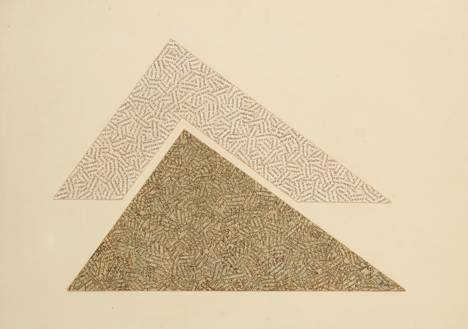Jiří Kolář (1914 - 2002) - TROJÚHELNÍKY
