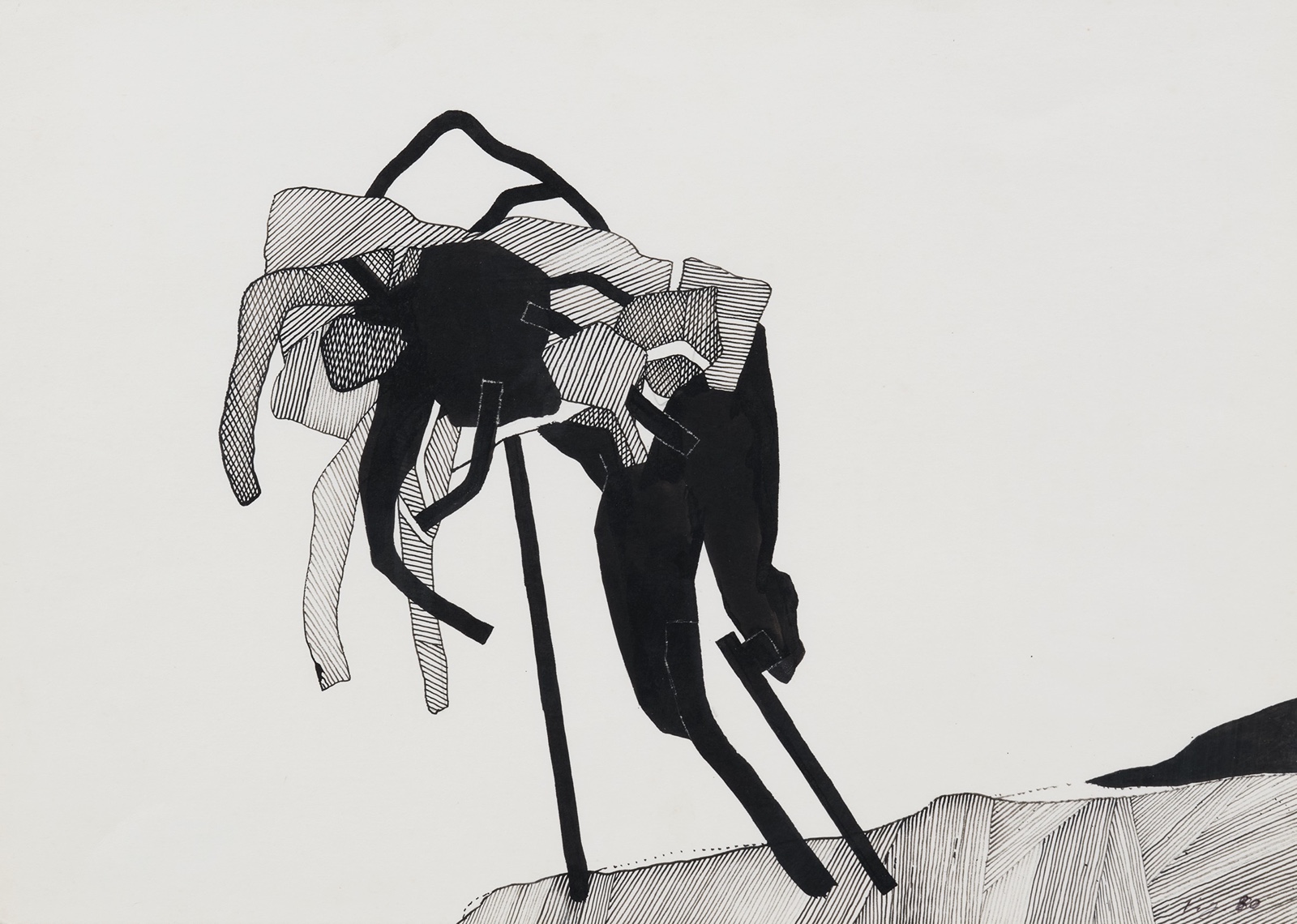 Vladimír Janoušek (1922 - 1986) - OPŘENÁ FIGURA