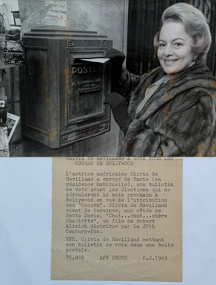 Americká herečka Olivia de Havillandová
