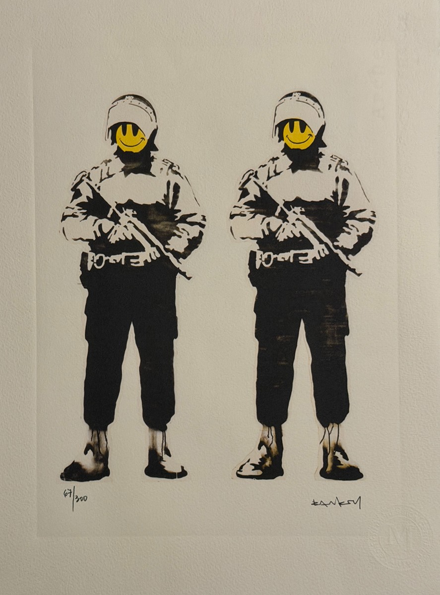 Banksy - Untitled (Happy Coppers,2003)