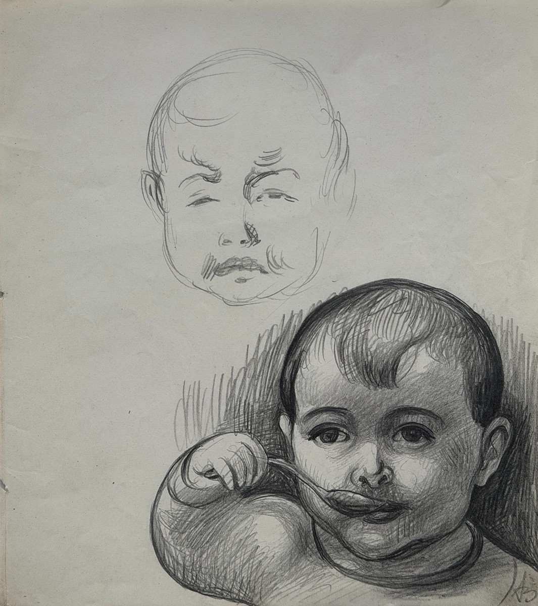 Bílek Alois (1887–1961) - Dítě s lžičkou