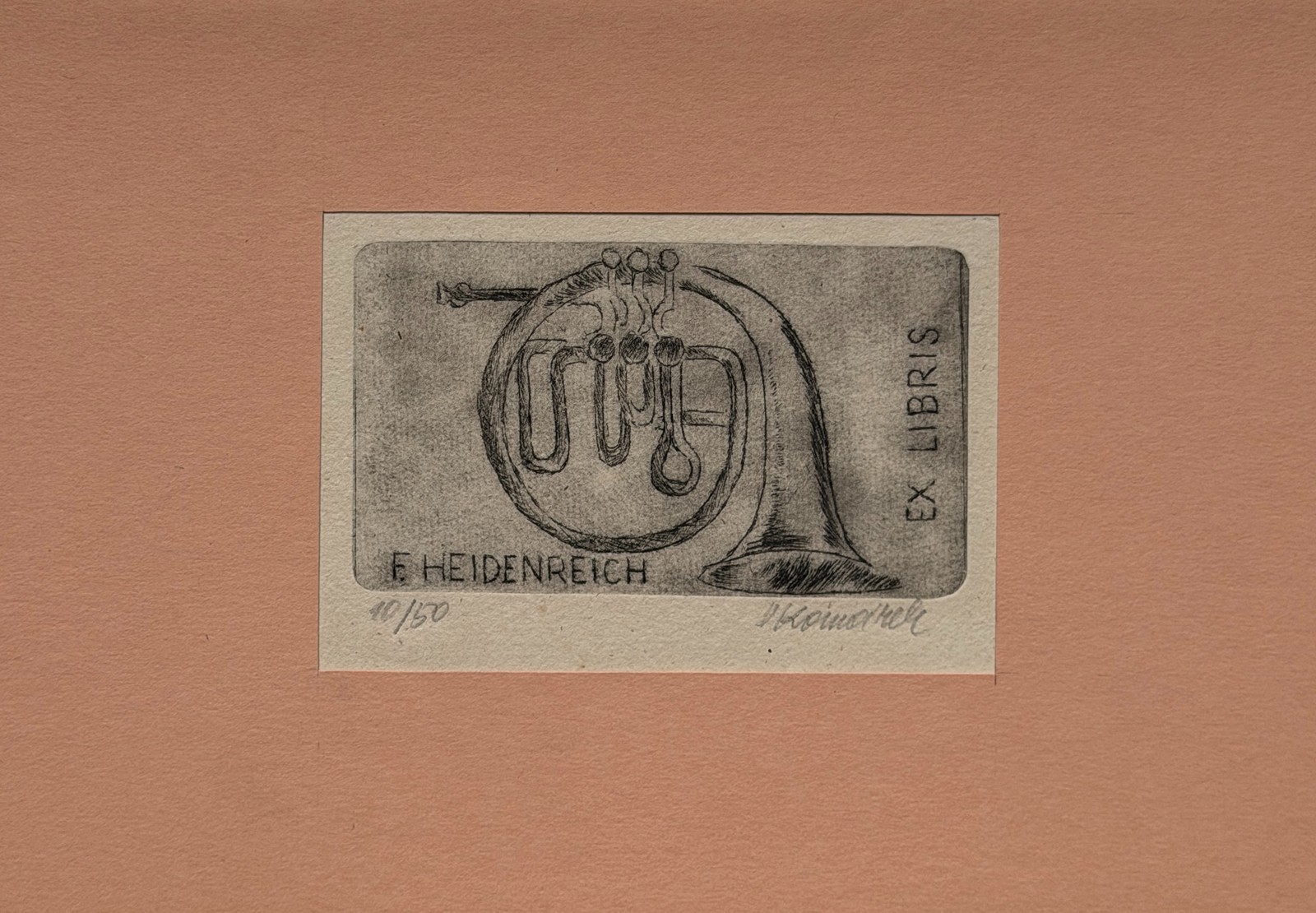 Komárek Vladimír (1928–2002) - F. Heidenreich - ex libris