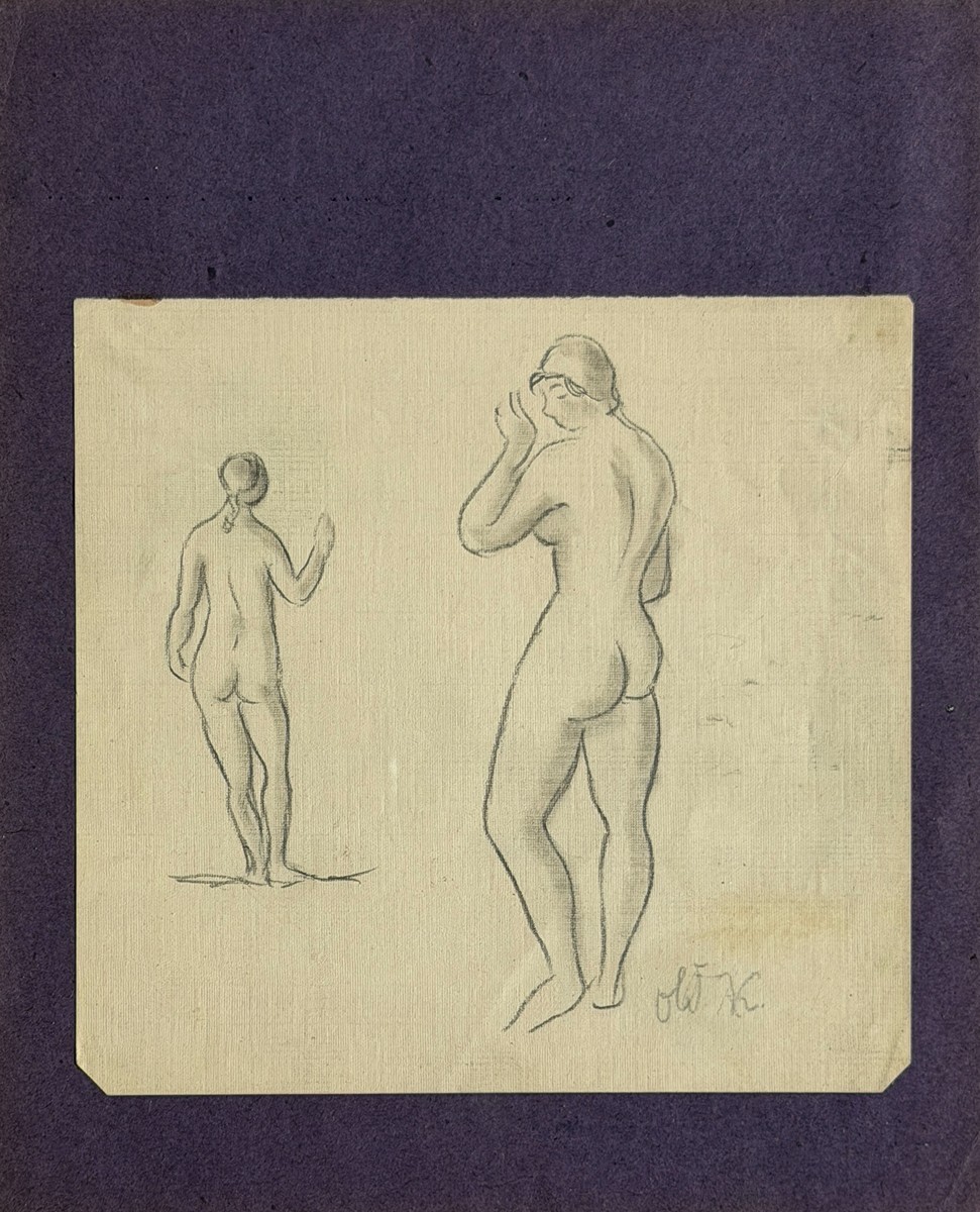 Koníček Oldřich (1886–1932) - Studie postavy