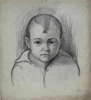 Bílek Alois (1887–1961) - Portrét dítěte