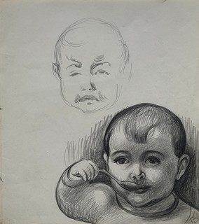 Bílek Alois (1887–1961) - Dítě s lžičkou