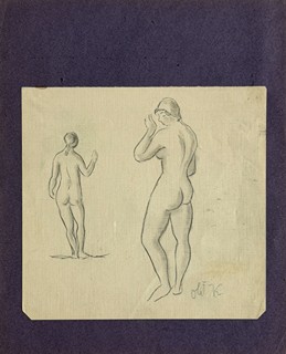 Koníček Oldřich (1886–1932) - Studie postavy