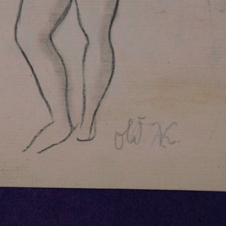 Koníček Oldřich (1886–1932) - Studie postavy