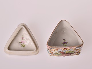 Porcelánová dóza - Rudolstadt