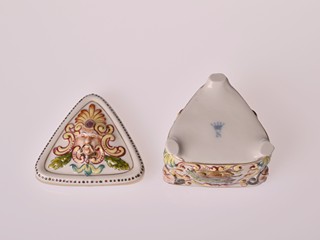 Porcelánová dóza - Rudolstadt