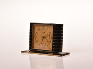 Stolní art deco hodiny Kienzle