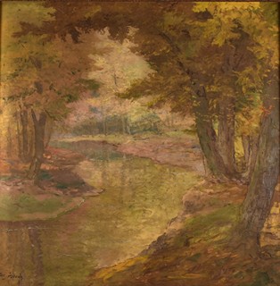 Josef Svoboda (1901 - 1945) - Potok v lese