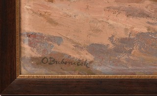 OTA BUBENÍČEK 1871-1962 - Domky na vesnici