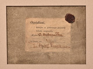 OTA BUBENÍČEK 1871-1962 - Domky na vesnici