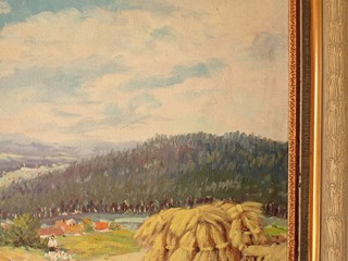 JAROSLAV CALUTIN KELUC (1905-1994) - Žně v podhůří